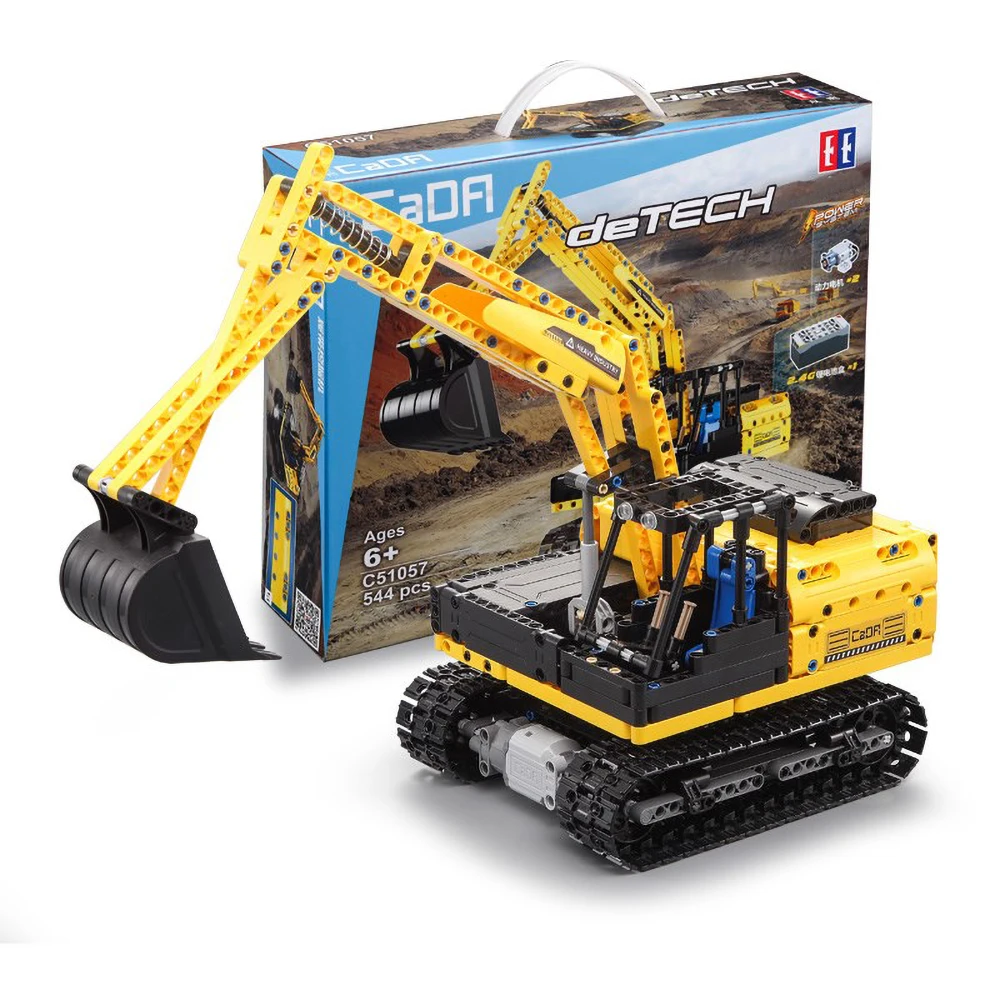 544PCS Excavator Bricks 2.4G RC Excavator Building Blocks Bricks Technic Children DIY Assemble RC Toy for Kids Gift
544PCS Excavator Bricks 2.4G RC Excavator Building Blocks Bricks Technic Children DIY Assemble RC Toy for Kids Gift