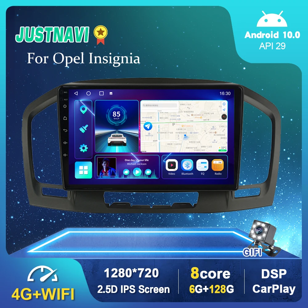 Автомобильная Мультимедийная система 6G 128G для Opel Insignia 2009-2013 Buick Regal NO 2din Android 10 0 |