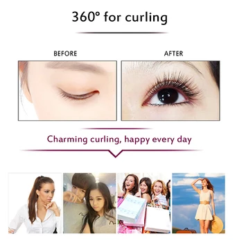 Long-Lasting curling Electric Ironing Eyelash Curler USB Rechargeable Double-level temperature design Heated Makeup Forceps Tool
Long-Lasting curling Electric Ironing Eyelash Curler USB Rechargeable Double-level temperature design Heated Makeup Forceps Tool