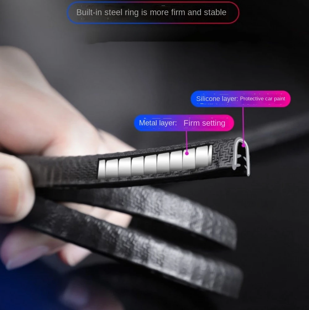 1m Universal Car Door Side Scratchedge Guard Prtection Seal Strips U Type Soundproof Rubber Sticker Anti-collision For Body Kit
1m Universal Car Door Side Scratchedge Guard Prtection Seal Strips U Type Soundproof Rubber Sticker Anti-collision For Body Kit