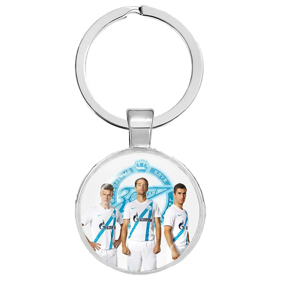 FC Zenit Saint Key Chain Key Ring Russia Football Team Symbol Soccer LOGO 25mm Glass Cabochon Keychain Holder For Fans Gift
FC Zenit Saint Key Chain Key Ring Russia Football Team Symbol Soccer LOGO 25mm Glass Cabochon Keychain Holder For Fans Gift