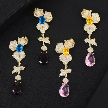 missvikki New Luxury Women Clear Crystal Dangle Earrings Shiny Cubic Zircon Drop Earring For Bridal Wedding Party Accessories
missvikki New Luxury Women Clear Crystal Dangle Earrings Shiny Cubic Zircon Drop Earring For Bridal Wedding Party Accessories