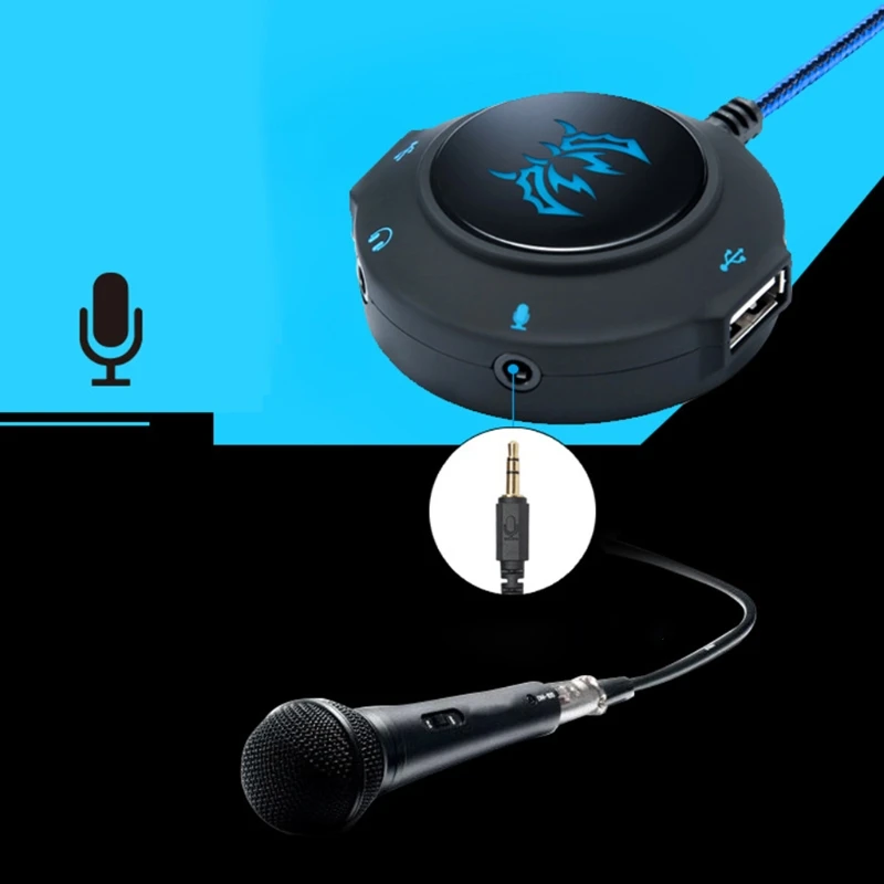 USB 2.0 Hub Sound Card External Adapter with Headphone Microphone Jack for Computer Laptop Mobile Phone
USB 2.0 Hub Sound Card External Adapter with Headphone Microphone Jack for Computer Laptop Mobile Phone