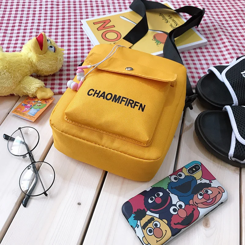 2019 Autumn And Winter South Korea INS Canvas Bag Women's Hip Hop GIRL'S Shoulder Bag Disco Dancing Bag Students Shoulder Bag Wo 
2019 Autumn And Winter South Korea INS Canvas Bag Women's Hip Hop GIRL'S Shoulder Bag Disco Dancing Bag Students Shoulder Bag Wo