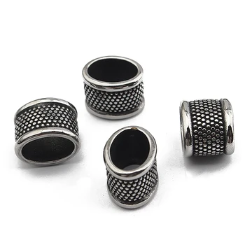 4pcs Oval Hole 12x8mm Stainless Steel Dots Slider Beads for Charm Leather Bracelet Making Jewelry DIY Slide Charms Accessories 
4pcs Oval Hole 12x8mm Stainless Steel Dots Slider Beads for Charm Leather Bracelet Making Jewelry DIY Slide Charms Accessories
