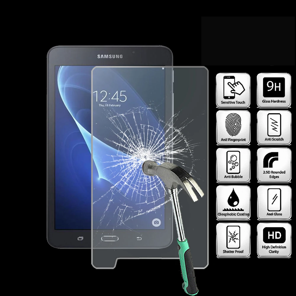 For Samsung Galaxy Tab A 7.0 (2016) LTE T285 - Tablet Tempered Glass Screen Protector Cover Screen Film Protector Guard Cover
For Samsung Galaxy Tab A 7.0 (2016) LTE T285 - Tablet Tempered Glass Screen Protector Cover Screen Film Protector Guard Cover