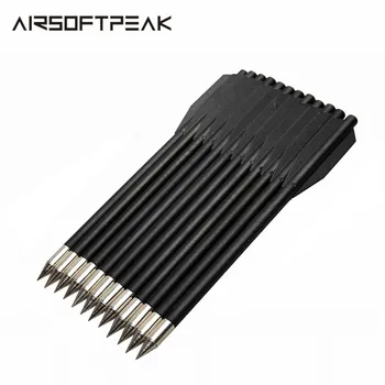 12Pcs/lot Hunting Arrow Archery Crossbow Bolt Hunting Shooting Arrow Steel Bow Target Tree Tactical Military Accessories 16cm
12Pcs/lot Hunting Arrow Archery Crossbow Bolt Hunting Shooting Arrow Steel Bow Target Tree Tactical Military Accessories 16cm
