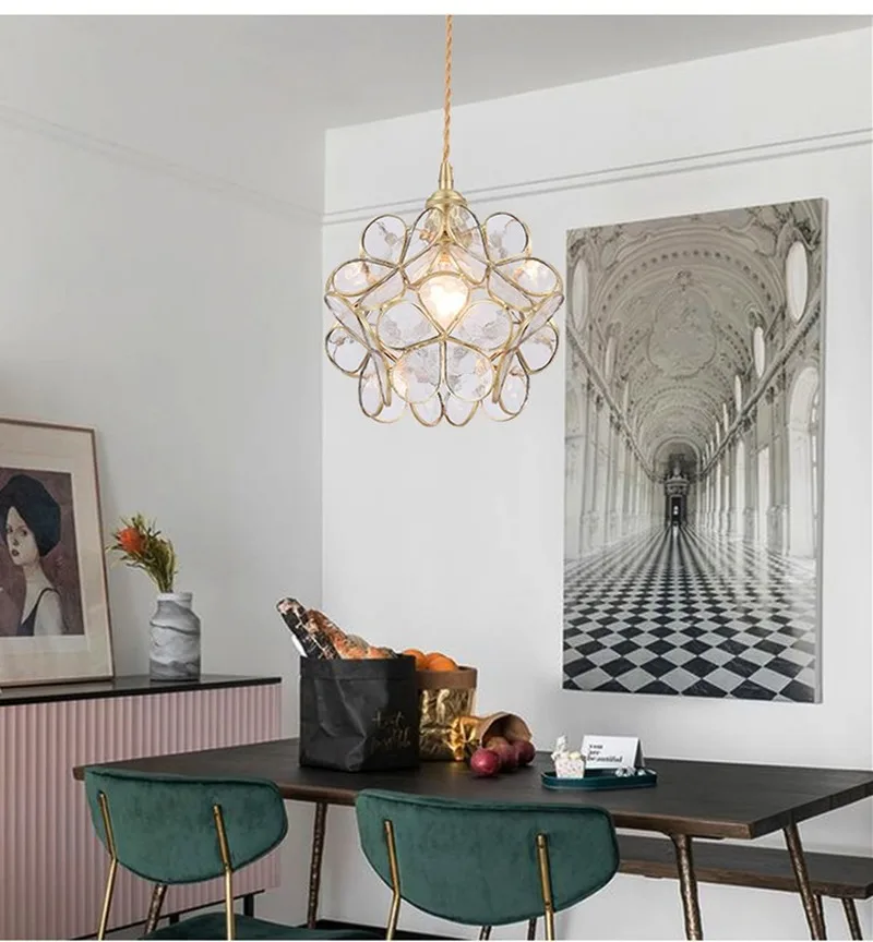 Nordic Petal Pendant Light Small Droplight Creative Restaurant Porch Aisle Children's Room Petal Glass Warm Bedroom Bedside Lamp
Nordic Petal Pendant Light Small Droplight Creative Restaurant Porch Aisle Children's Room Petal Glass Warm Bedroom Bedside Lamp