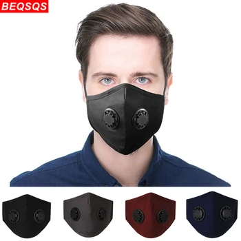 Fashion Double Breath Valve Face Masks PM2.5 Mask with 2 Replaceable Activated Carbon Filters Mask Cotton Masks Protective Mask
Fashion Double Breath Valve Face Masks PM2.5 Mask with 2 Replaceable Activated Carbon Filters Mask Cotton Masks Protective Mask