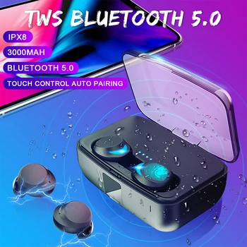 Sports Rechargeable Bluetooth 5.0 LED Indicator Earbuds IPX8 Waterproof Wireless HiFi Stereo Portable Durable Mini Travel
Sports Rechargeable Bluetooth 5.0 LED Indicator Earbuds IPX8 Waterproof Wireless HiFi Stereo Portable Durable Mini Travel