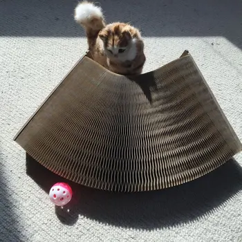 Paper Cat Scratching Board Accordion Nest Breathable Cat Litter Foldable Cat Bowl Grinding Claw Rub Itching Weapon
Paper Cat Scratching Board Accordion Nest Breathable Cat Litter Foldable Cat Bowl Grinding Claw Rub Itching Weapon