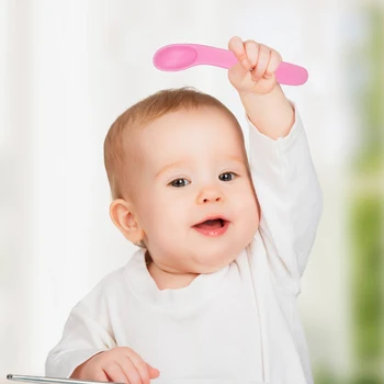 Comfortable Infant Spoon Feeding Training Tool Non-slip Curved Spoon Fork Set Solid Tableware Curved Utensils Learning Supplies
Comfortable Infant Spoon Feeding Training Tool Non-slip Curved Spoon Fork Set Solid Tableware Curved Utensils Learning Supplies