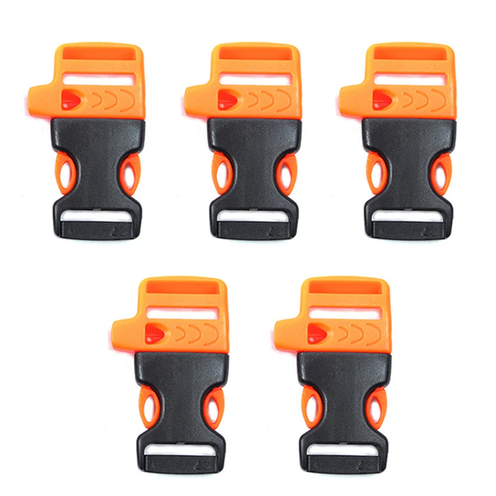 5 Pcs/set Emergency Side Release Whistle Buckles For Paracord Bracelet/Backpack/Survival Kits
5 Pcs/set Emergency Side Release Whistle Buckles For Paracord Bracelet/Backpack/Survival Kits