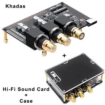 Khadas Tone Board Hi-Fi Sound Card DIY USB External Audio Decoder + Acrylic Case Compatible with VIM 1 2 3 Edge-V
Khadas Tone Board Hi-Fi Sound Card DIY USB External Audio Decoder + Acrylic Case Compatible with VIM 1 2 3 Edge-V