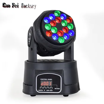 Dj Lights Moving Head Led Spot Light 18X3W Rgb Led Beam Good For Mini Disco Stage Party Bar Lighting
Dj Lights Moving Head Led Spot Light 18X3W Rgb Led Beam Good For Mini Disco Stage Party Bar Lighting