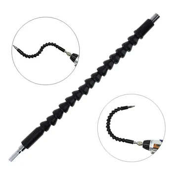 DCTOOLS 300mm Snake Drill Flexible Shaft Connecting Link 1/4 Inch Internal / External Hexagon Interface for Electric Screwdriver
DCTOOLS 300mm Snake Drill Flexible Shaft Connecting Link 1/4 Inch Internal / External Hexagon Interface for Electric Screwdriver
