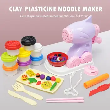 DIY Playdough Toys Practical Develop Children Intelligence Clay Dough Plasticine Noodle Maker Machine Kids Kitchen Toy Random 
DIY Playdough Toys Practical Develop Children Intelligence Clay Dough Plasticine Noodle Maker Machine Kids Kitchen Toy Random