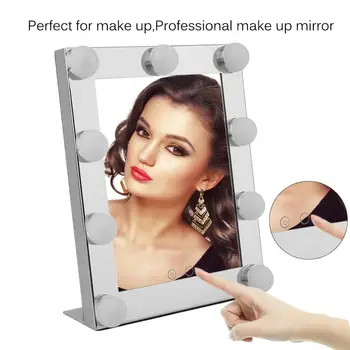 Portable Led Bulb Lighted Makeup Mirror With Dimmer Stage US Plug Mirror With Lights Beauty Mirror Decorative Mirror
Portable Led Bulb Lighted Makeup Mirror With Dimmer Stage US Plug Mirror With Lights Beauty Mirror Decorative Mirror