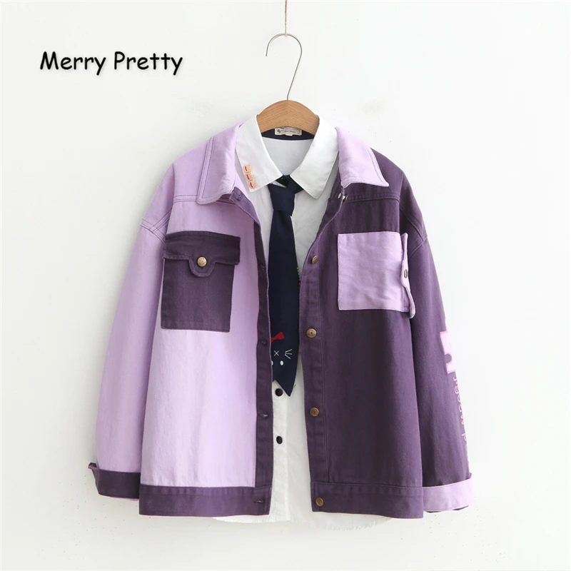 Merry Pretty Women Cartoon Embroidery Basic Jackets 2019 Winter Long Sleeve Patchwork Pockets Vintage Jackets Outerwear Coats
Merry Pretty Women Cartoon Embroidery Basic Jackets 2019 Winter Long Sleeve Patchwork Pockets Vintage Jackets Outerwear Coats