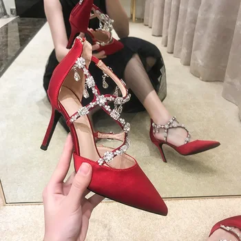 New high heeled pumps scarpa donna tacco sandal femme 2020 nouveau bride high heels
New high heeled pumps scarpa donna tacco sandal femme 2020 nouveau bride high heels