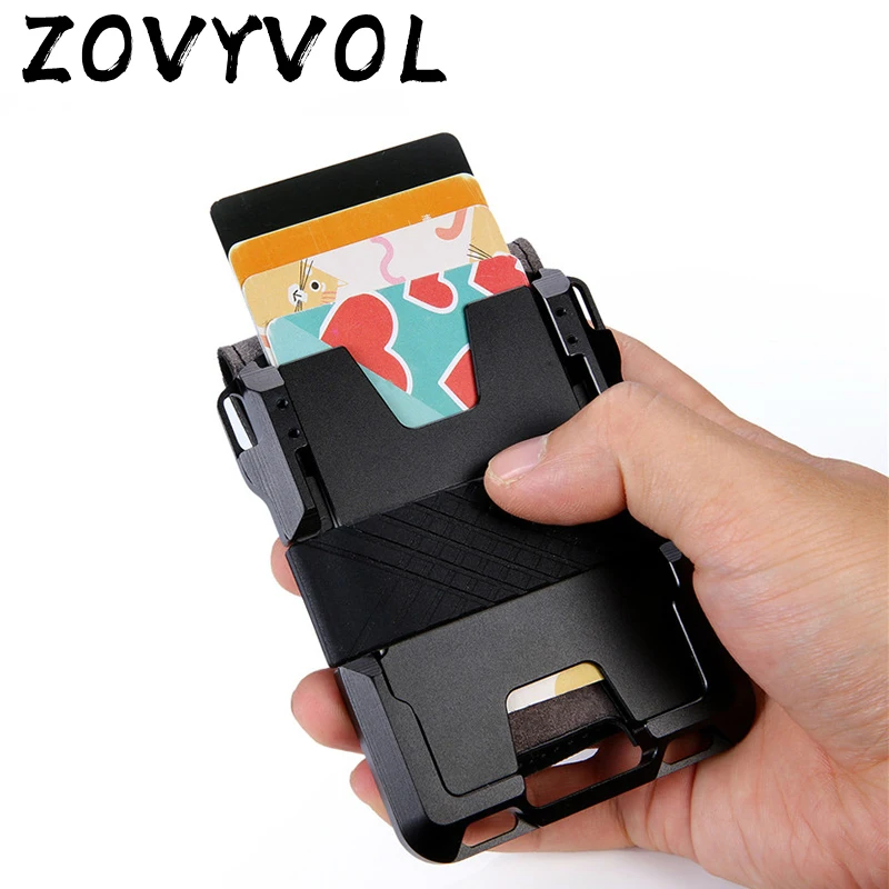 ZOVYVOL Men and Women RFID Wallet 2020 ID Smart Card Holder High Quality Business Card Case Fashion Aluminum Box Metal Case
ZOVYVOL Men and Women RFID Wallet 2020 ID Smart Card Holder High Quality Business Card Case Fashion Aluminum Box Metal Case