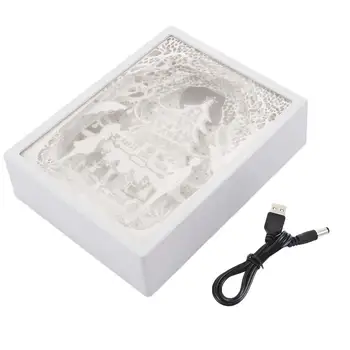 Romantic Carved Decor Lamp 3D Bedroom Bedside Birthday Art Kid Paper Carving Lights LED USB Charging Line Night Light
Romantic Carved Decor Lamp 3D Bedroom Bedside Birthday Art Kid Paper Carving Lights LED USB Charging Line Night Light