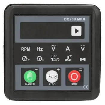 Generator Control Panel DC20D MKII Electronic Generator Controller Module Control Panel for Diesel Engine or Generator
Generator Control Panel DC20D MKII Electronic Generator Controller Module Control Panel for Diesel Engine or Generator