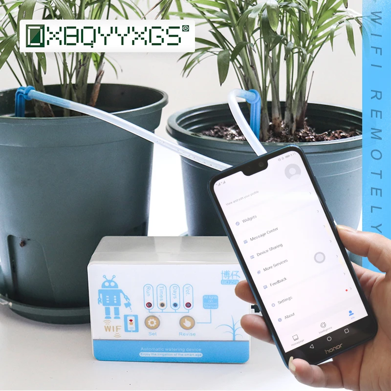 New Garden remote control Intelligent watering device Automatic Water Drip irrigation system WIFI connection,Mobile APP control
New Garden remote control Intelligent watering device Automatic Water Drip irrigation system WIFI connection,Mobile APP control