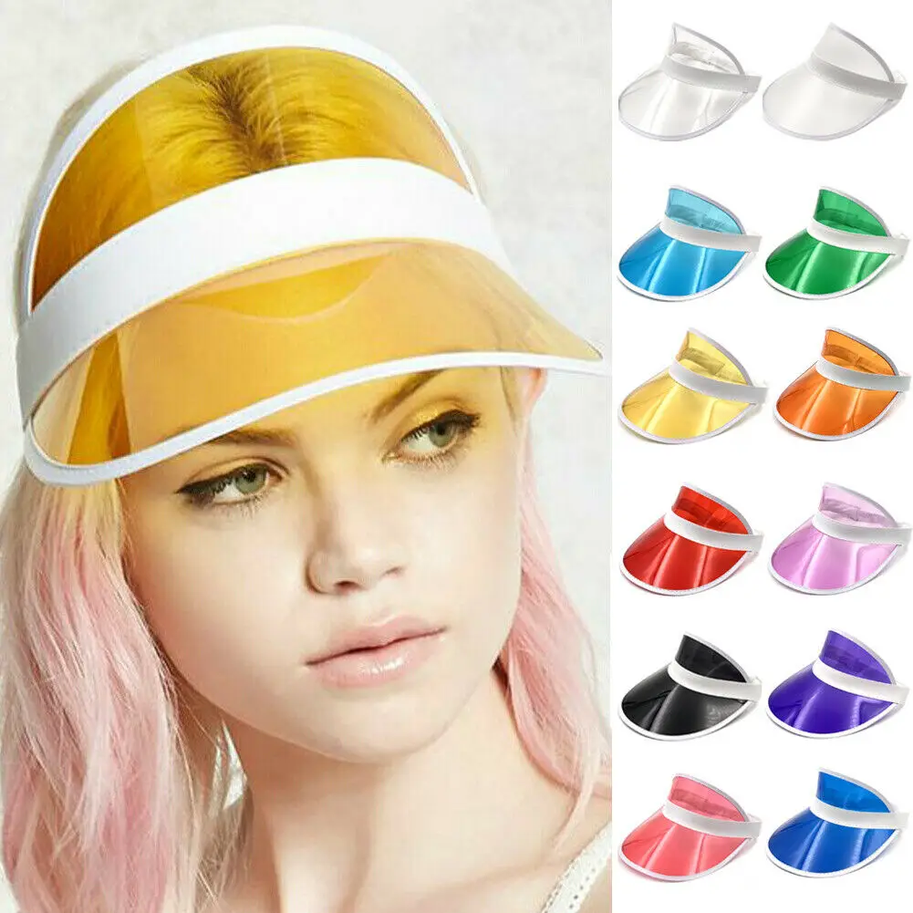 2019 New Summer Hat Sun Visor UV Protection Casual Hat PVC Clear Transparente Plastic Adult Sunscreen Cap
2019 New Summer Hat Sun Visor UV Protection Casual Hat PVC Clear Transparente Plastic Adult Sunscreen Cap