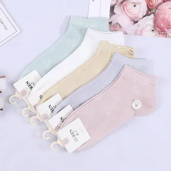 Luren Spring Summer Thin Section Mesh WOMEN'S Socks Short Combed Cotton Breathable Japanese-style Solid Color Cotton Socks Manuf
Luren Spring Summer Thin Section Mesh WOMEN'S Socks Short Combed Cotton Breathable Japanese-style Solid Color Cotton Socks Manuf