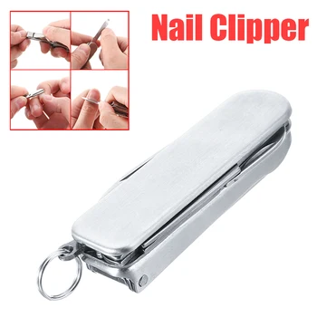 Foldable Nail Clipper File Scissor Cutting Machine Multifunction Stainless Steel Clipper With Key Ring Nail Tool
Foldable Nail Clipper File Scissor Cutting Machine Multifunction Stainless Steel Clipper With Key Ring Nail Tool