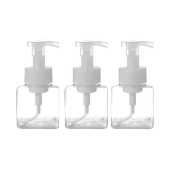 Clear Liquid Soap Foam Bottle Shower Gel Foam Pump Bottle Cleansing Gel Foam Pump Bottle, 3 Pcs/Set 
Clear Liquid Soap Foam Bottle Shower Gel Foam Pump Bottle Cleansing Gel Foam Pump Bottle, 3 Pcs/Set