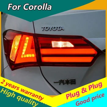 KOWELL Car Styling for Toyota Corolla Tail Lights 2014 New Corolla LED Tail Light Altis Rear Lamp DRL+Brake+Park+Signal
KOWELL Car Styling for Toyota Corolla Tail Lights 2014 New Corolla LED Tail Light Altis Rear Lamp DRL+Brake+Park+Signal