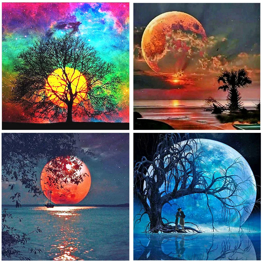 DIY New 5d Diamond Painting Full Diamond Sunset Moon Cross Stitch Diamond Painting Decorative Painting
DIY New 5d Diamond Painting Full Diamond Sunset Moon Cross Stitch Diamond Painting Decorative Painting