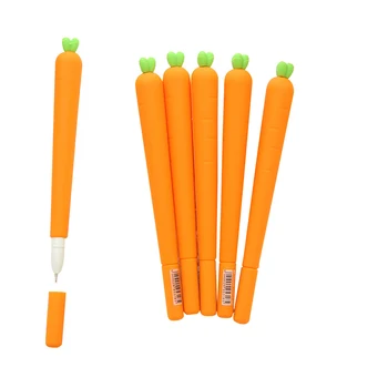 1 PC Creative Black Refill Neutral Pen Stationery Korean Personalized Signature Gel Pens Student Carrot Water-Based Pen
1 PC Creative Black Refill Neutral Pen Stationery Korean Personalized Signature Gel Pens Student Carrot Water-Based Pen