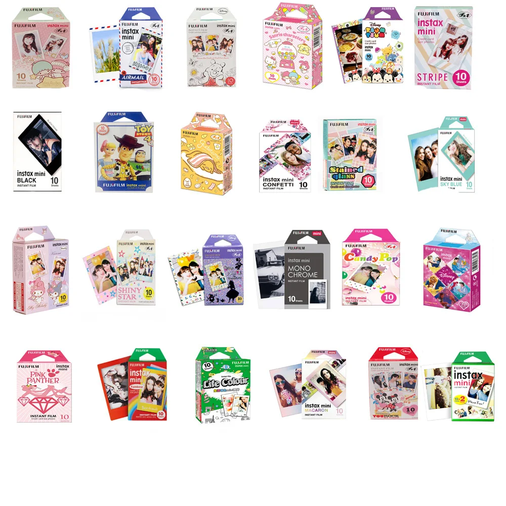 Original Fujifilm Instax Mini Instant Film mini Fuji film instax for Polaroid mini camera 7 7s 8 9 25 50s 90 SP-1 2 Photo paper
Original Fujifilm Instax Mini Instant Film mini Fuji film instax for Polaroid mini camera 7 7s 8 9 25 50s 90 SP-1 2 Photo paper