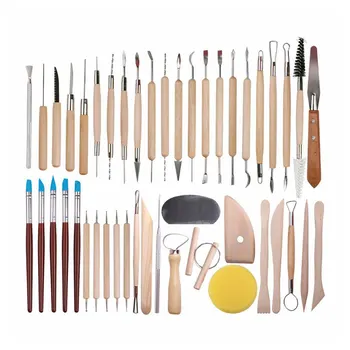 45PCS Ceramic Clay Tools Set Crafts Polymer DIY Art Modeling Clay Tools Pottery Wooden Pottery Sculpting Clay Cleaning Tool Set
45PCS Ceramic Clay Tools Set Crafts Polymer DIY Art Modeling Clay Tools Pottery Wooden Pottery Sculpting Clay Cleaning Tool Set
