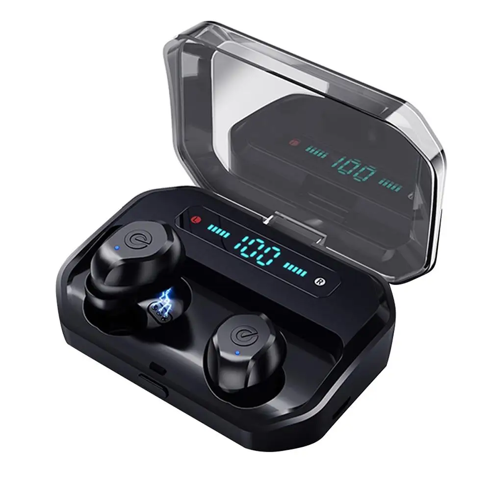 Waterproof HiFi 3500mAh Bluetooth Earphone LED Display Screen Wireless Earpiece With Charge Box
Waterproof HiFi 3500mAh Bluetooth Earphone LED Display Screen Wireless Earpiece With Charge Box