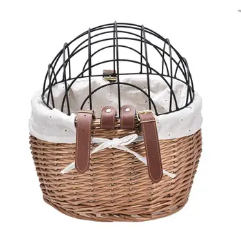 Pet supplies Woven Bike Basket Front Handlebar Wicker Bicycle Small for Pet Carrier Adult Boys Girls cat bag
Pet supplies Woven Bike Basket Front Handlebar Wicker Bicycle Small for Pet Carrier Adult Boys Girls cat bag