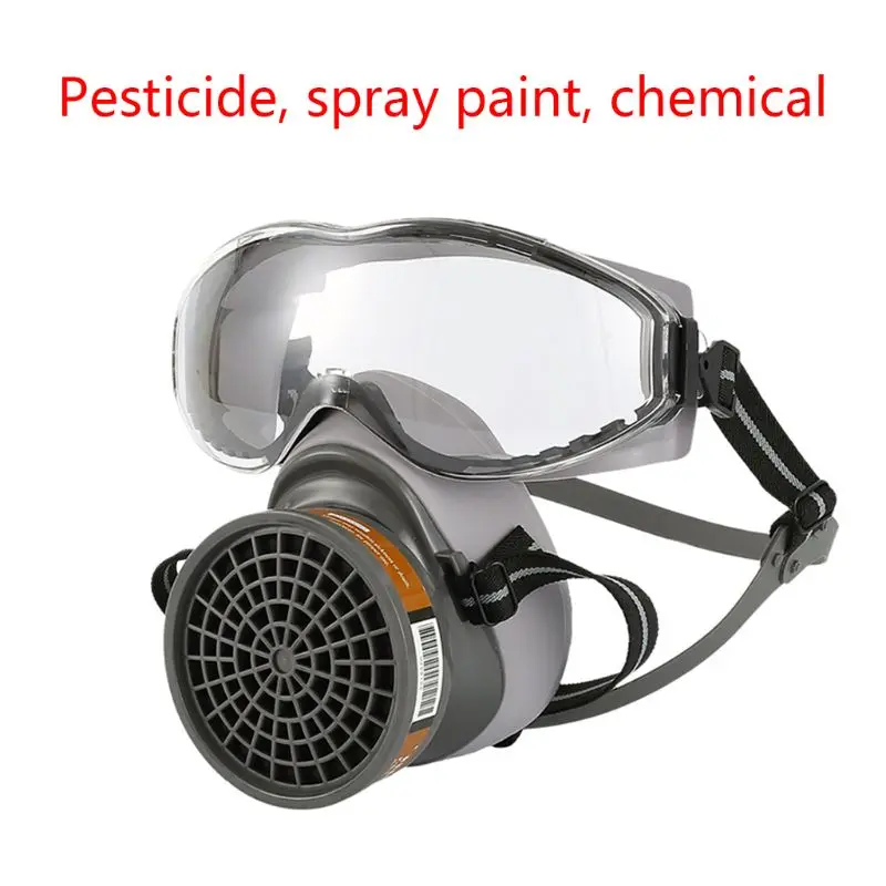 1Set Half Face Gas Mask with Goggles Chemical Dust Mask Filter Breathing Respirators for Painting Spray Welding Industrial apart
1Set Half Face Gas Mask with Goggles Chemical Dust Mask Filter Breathing Respirators for Painting Spray Welding Industrial apart