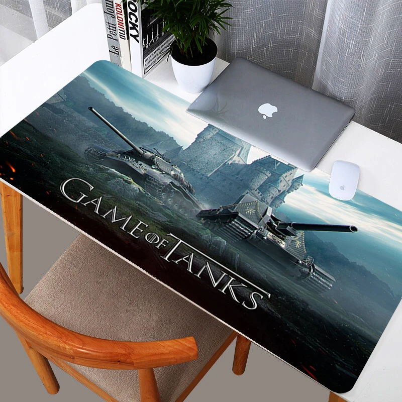 

World Of Tanks 400*900*2mm Thickness Gaming Mousepad Large Durable Washable Rubber Mice Pad Keyboard Desk Mat Home MousePad