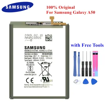 Samsung Genuine Battery EB-BA505ABN For Samsung Galaxy A50 SM-A505F A505FN/DS A505GN/DS A505W EB-BA505ABU 3900/4000mAh +Tools
Samsung Genuine Battery EB-BA505ABN For Samsung Galaxy A50 SM-A505F A505FN/DS A505GN/DS A505W EB-BA505ABU 3900/4000mAh +Tools