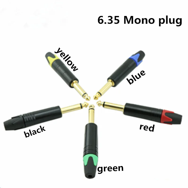 10pcs/lot Mono/Stereo Jack 6.35mm Male Plug Wire Connector Guitar Microphone MIC 6.3MM Plug Audio Connector Factory Wholesales
10pcs/lot Mono/Stereo Jack 6.35mm Male Plug Wire Connector Guitar Microphone MIC 6.3MM Plug Audio Connector Factory Wholesales