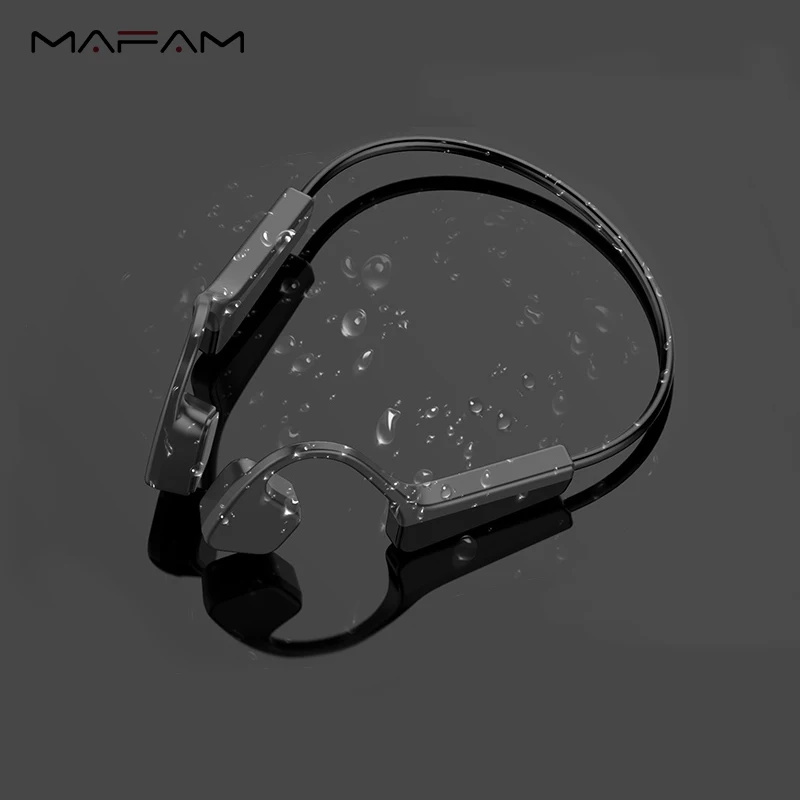 Фото MAFAM V11 Wireless Bone Conduction Headphones Bluetooth5.0 Sports Earphone IP56 Headset Stereo Hands-free With Microphone | Электроника