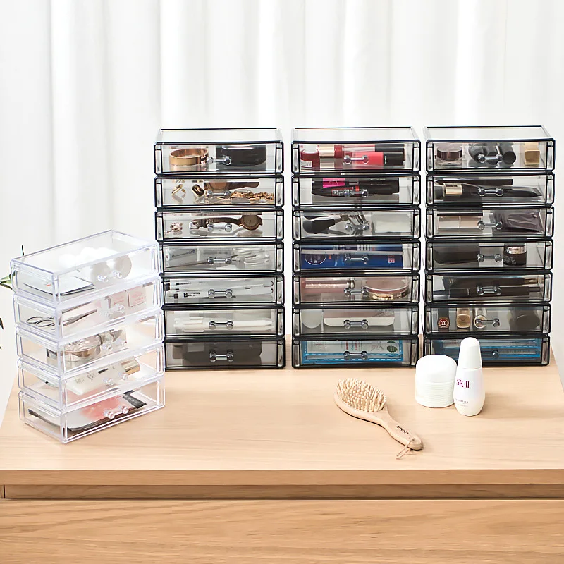 Multifunctional Desktop Storage Box Transparent Drawer Office Finishing Box Simple Jewelry Cosmetics Skin Care Dustproof Rack
Multifunctional Desktop Storage Box Transparent Drawer Office Finishing Box Simple Jewelry Cosmetics Skin Care Dustproof Rack