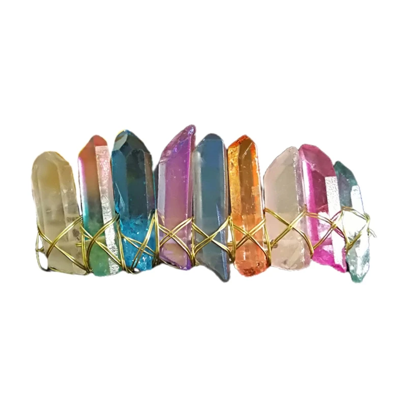 Women Retro French Spring Hairpin Clip Rainbow Raw Crystal Quartz Hair Barrette U4LE
Women Retro French Spring Hairpin Clip Rainbow Raw Crystal Quartz Hair Barrette U4LE