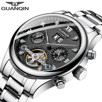 Top Brand GUANQIN Fashion Men's Watches Luxury Automatic Tourbillon Mechanical Waterproof Sports Casual WristWatch Reloj Hombre
Top Brand GUANQIN Fashion Men's Watches Luxury Automatic Tourbillon Mechanical Waterproof Sports Casual WristWatch Reloj Hombre