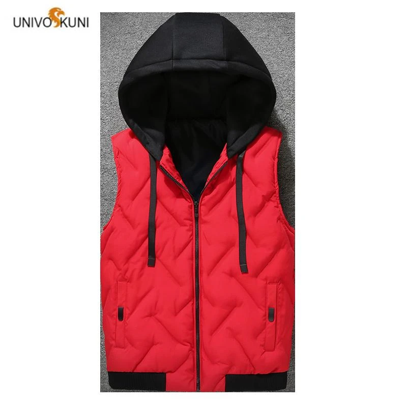 Plus Size 2019 New Vest Men Winter Warm Fashion Casual Work Vest Waistcoat Hooded Zipper Solid Sleeveless Jacket H625
Plus Size 2019 New Vest Men Winter Warm Fashion Casual Work Vest Waistcoat Hooded Zipper Solid Sleeveless Jacket H625
