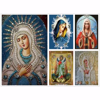 Religion Diamond Embroidery 5D DIY Full Virgin Diamond Painting Decoration Handmade Cross Stitch Round Rhinestone Needlework Art
Religion Diamond Embroidery 5D DIY Full Virgin Diamond Painting Decoration Handmade Cross Stitch Round Rhinestone Needlework Art