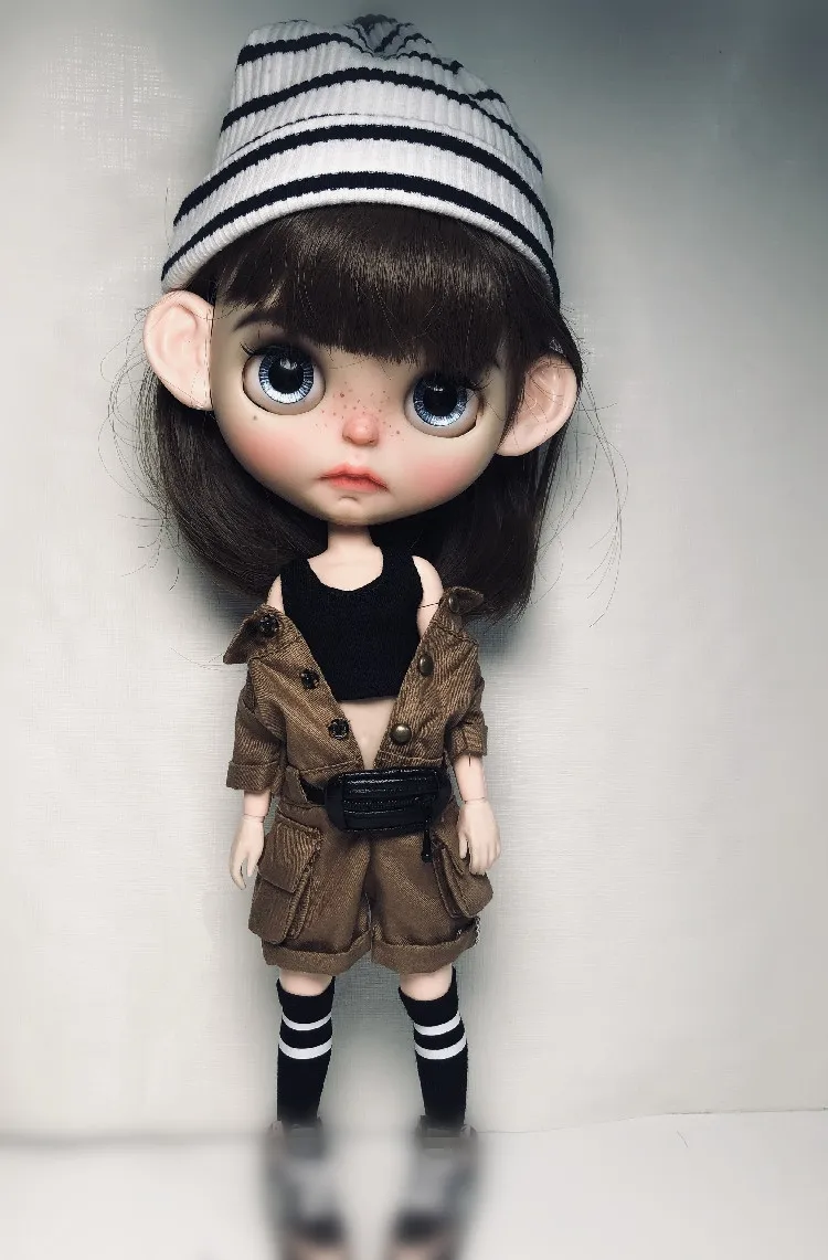 1/6Doll Rompers Blyth Jumpsuit Vest Doll Outfit (Fit Ob24 Pullip Azone Licca BJD ICY) | Игрушки и хобби